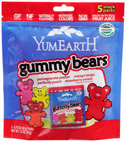 YumEarth Gummy Bears: 60 bags