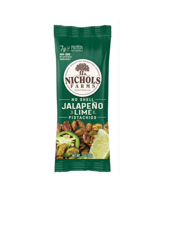 Nichols Farms No Shell Jalapeno Lime Pistachios