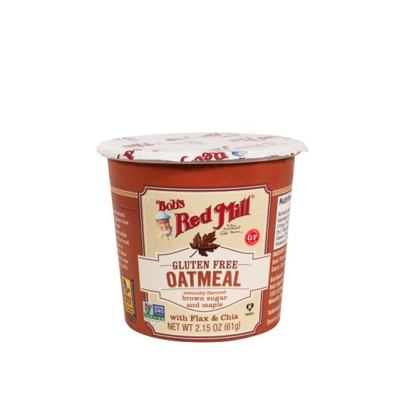 Bob's Red Mill Oatmeal Cups - Gluten Free Brown Sugar Maple