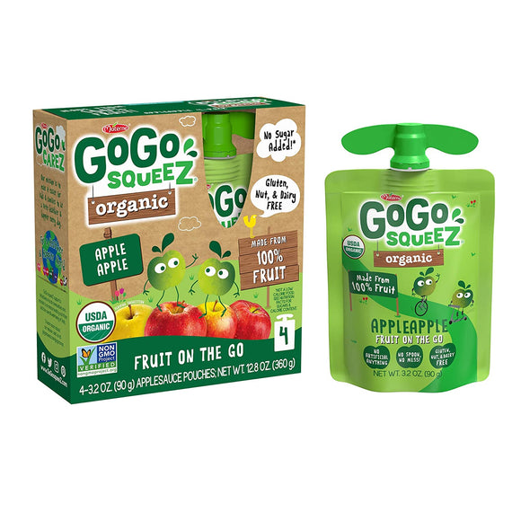 GoGo Squeez Apple Apple Organic Applesauce