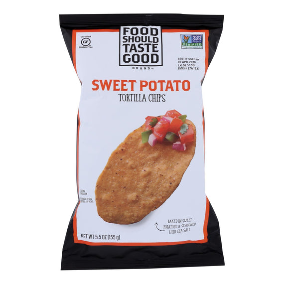 Food Should Taste Good Sweet Potato Tortilla Chips