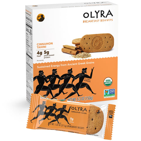 Olyra Cinnamon Tahini Breakfast Biscuits