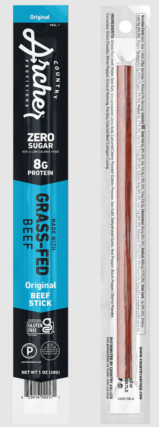 Country Archer Original Beef Meat Sticks