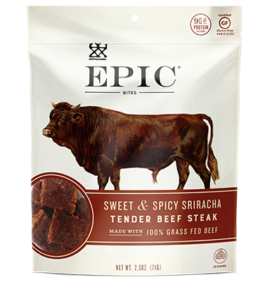 Epic Jerky Bites - Sweet & Spicy Sriracha