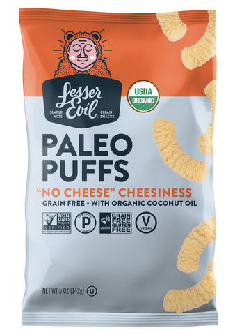 Lesser Evil "No Cheese" Cheesiness Paleo Puffs