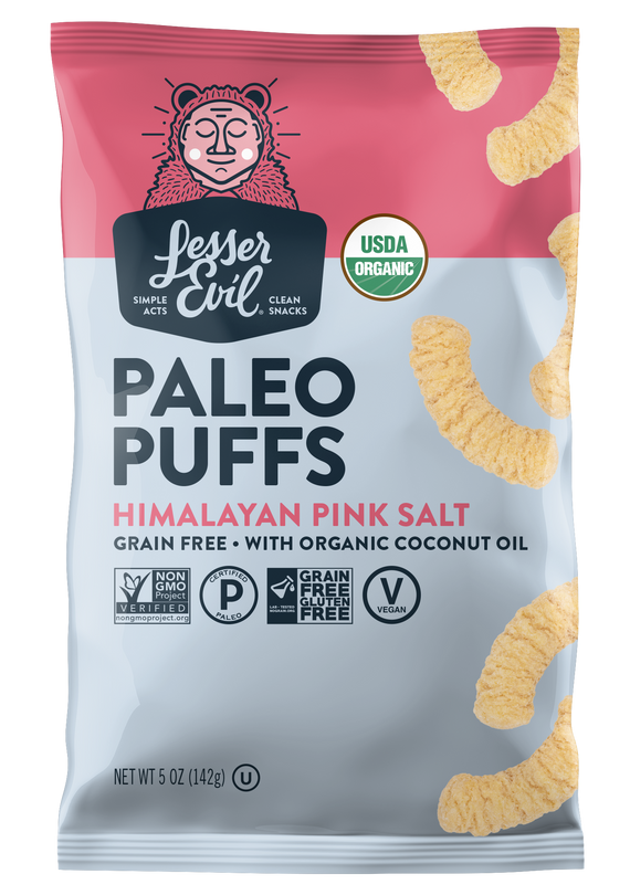 Lesser Evil Himalayan Pink Salt Paleo Puffs