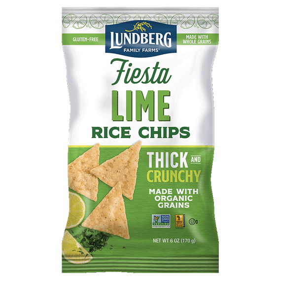 Lundberg Family Farms Rice Chips - Fiesta Lime