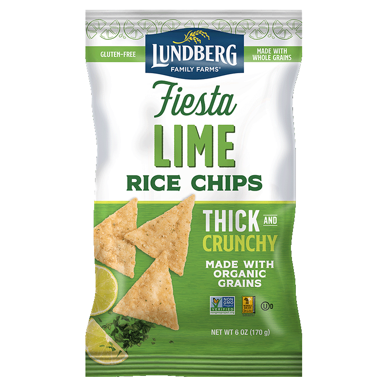 Lundberg Family Farms Rice Chips - Fiesta Lime