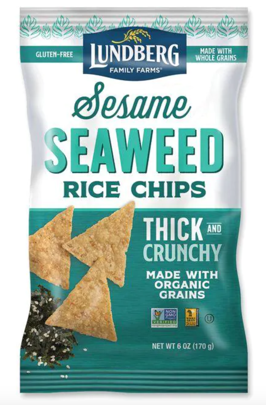 Lundberg Family Farms Rice Chips - Sesame Seaweed