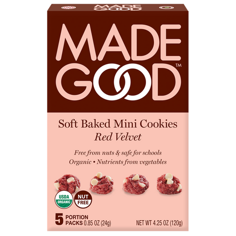 Made Good Red Velvet Soft Baked Mini Cookies