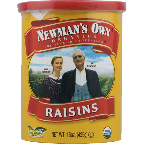 Newman's Own Organic Canister Organic Raisins