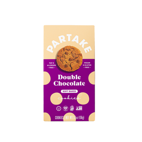 Partake Foods - Soft Baked Double Chocolate Cookies