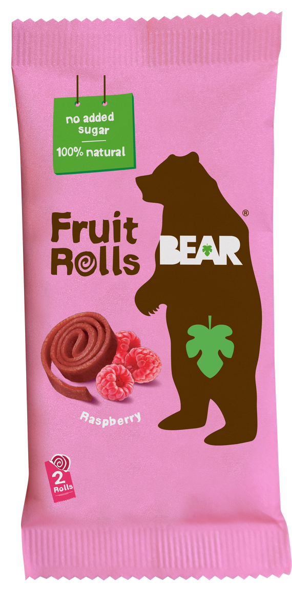 Bear Fruit Rolls - Raspberry