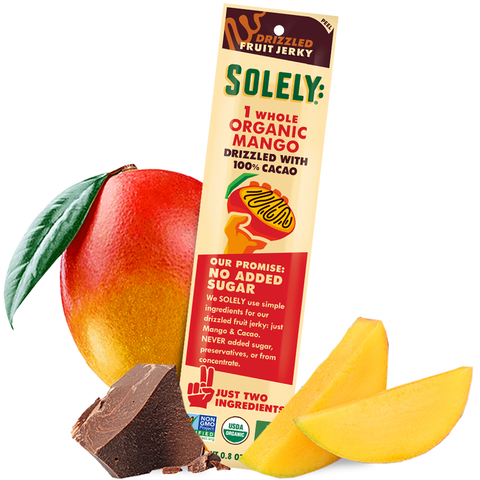 Solely Fruit Jerky - Mango with Cacao