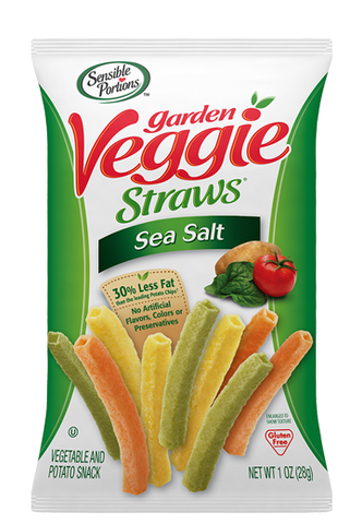 Sensible Portions Garden Veggie Straws - Sea Salt